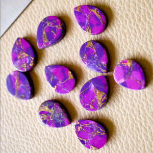 Piedra Arenisca Natural Azul en Forma de Pera, Corte a Máquina de Alta Tecnología, para Fabricación de Joyería DIY, Aretes, Anillos, Colgantes, Collares, Cabujones, Proveedor - Product Image 3