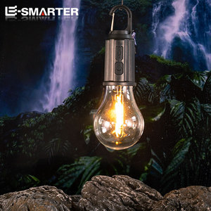 Linterna de camping Le-Smarter con bombilla LED y gancho, luz portátil para exteriores, para jardín y tienda de campaña - Product Image 2