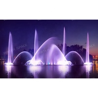 Pompe à fontaine DMX DC24V avec contrôleur pour fontaine musicale extérieure, étang, danse de l'eau