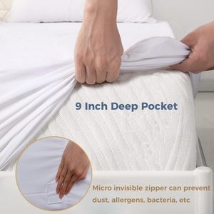 Proveedor de fabricación OEM, Funda de colchón con muelles, protector de colchón impermeable - Product Image 3