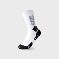 Chaussettes de sport à compression mi-mollet pour femmes