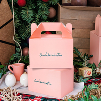 Boîte à desserts de Noël écologique Emballage alimentaire en papier sulfurisé personnalisé