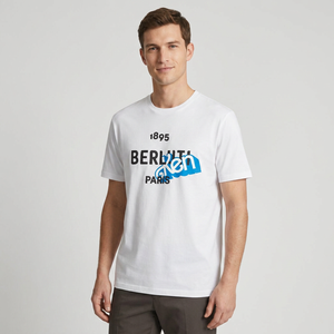 เสื้อยืดพิมพ์โลโก้บริษัทของฉัน ผ้าฝ้ายแท้ 100% ซักแบบ Bio-Washed คอกลม - Product Image 1