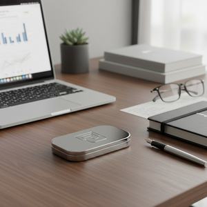 Rotatable Pocket <b>Mirror</b> Makeup <b>Mirror</b> Metal Compact <b>Mirror</b> Stress Relief Anxiety <b>Sensory</b> Toys with Customizable Logo - Product Image 5