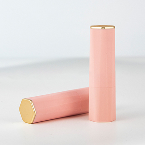 Lápiz labial de plástico de lujo Tubo elegante Rosa Embalaje de lápiz labial personalizable Embalaje de cosméticos de etiqueta privada - Product Image 4