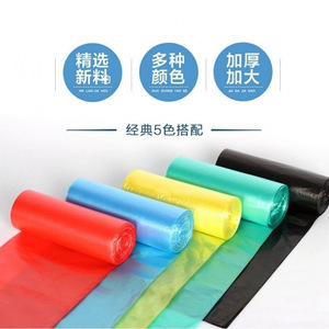 ถุงขยะพลาสติกแบบใช้แล้วทิ้งสีดำแบบปากแบน 1 ม้วน 15 ถุง สำหรับใช้ในครัวเรือนทุกวัน - Product Image 4