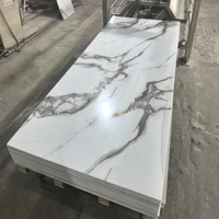 Panneau PVC Marbre Mat de Luxe en Gros 4x8 2.5mm 3mm Résistant à l'Humidité pour Espaces de Vie et Salles de Bain Multiples