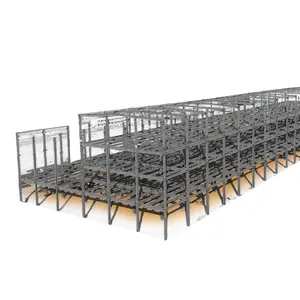 定制工业存储h型钢工作平台，带重型夹层地板