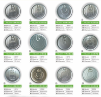 Couvercle métallique en aluminium pelable jetable écologique de 49mm à 153mm couvre les boîtes de papier en plastique pour bouteilles de vin