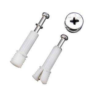 2 in 1 Fastener Furniture Accessories Iron <b>Cabinet</b> Hardware with Cam Fittings Wooden Connector Bolt Fixing <b>Lock</b> Screws - Product Image 1