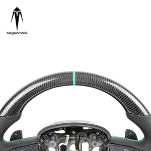 Volant en fibre de carbone véritable compatible avec <span class=keywords><strong>Dodge</strong></span> Challenger SRT - Product Image 6