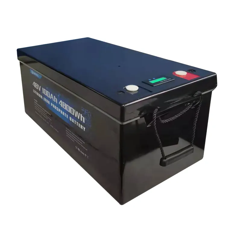 Batterie Lithium-ion Rechargeable 100ah Lifepo4 48V, pour le stockage de l'énergie solaire, prix d'usine