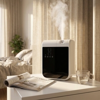 Humidificateur sans eau à brume fine, grande capacité, en plastique, avec contrôle par application et panneau manuel, diffuseur d'air pour la maison et la chambre