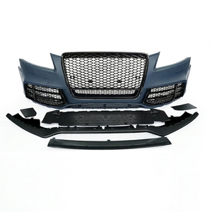 Kit carrosserie de pare-chocs avant style RS5 pour <span class=keywords><strong>AUDI</strong></span> A5 S5 8T avec calandre nid d'abeille noir brillant pour conversion <span class=keywords><strong>AUDI</strong></span> A5 S5 B8 2008-2012 - Product Image 1