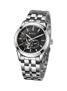 Reloj Mecánico Automático de Acero Inoxidable para Hombre MIGE, Esfera de Cristal Mineral Miyota, Caja de 40 mm, Correa de 20 mm, Cronógrafo, Lujo, Negocios - Product Image 4