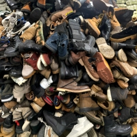 Chaussures d'occasion pour hommes en gros, lots de bottes vintage, baskets usagées, approvisionnement direct usine