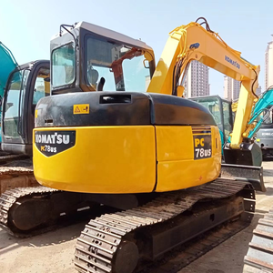 รถขุด KOMATSU PC78US มือสอง น้ำหนักใช้งาน 7 ตัน รุ่นใหม่ล่าสุด ดีไซน์ดั้งเดิม กล่องเกียร์ PLC เครื่องยนต์ จัดส่งรวดเร็ว - Product Image 6