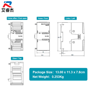Módulo de E/S Digital SIMATIC S7-200 SMART 6ES7288-2DE16-0AA0, 16DI 16DO, Controlador de Expansión de Relés para Automatización Industrial - Product Image 2