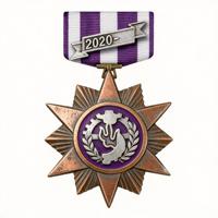 Médaille commémorative personnalisée, plusieurs options de placage, design en relief 3D, pour cérémonie de remise des diplômes