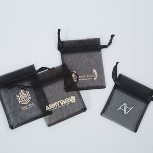 Pochette en organza personnalisée, sac à bijoux en organza, sac en organza - Product Image 4