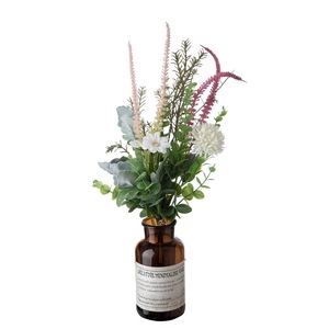 Bouquet de fleurs artificielles manuscrites d'Elsa en tissu tissé plastique pour mariage et décoration intérieure CF01255 - Product Image 5