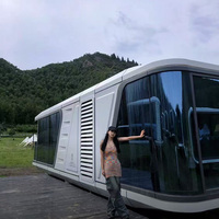 LubanCabin cabine modulaire 40 pieds mobile split maison préfabriquée luxe micro maison capsule modulaire résidentiel hôtel