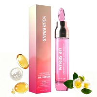Sérum Huile Repulpant pour les Lèvres Saveur Naturelle Marque Blanche – Base de Maquillage Brillante Hydratante et Soin Essentiel pour les Lèvres – Cosmétique