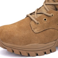 Bottes de combat Yakeda, bottes tactiques pour hommes, bottes tactiques durables en cuir suédé, chaussures tactiques de montagne, chaussures de randonnée en plein air, bottes du désert