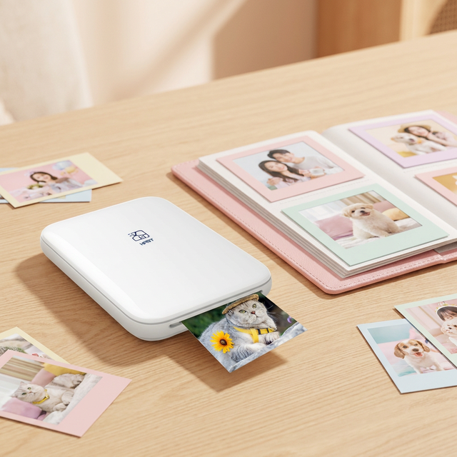 Hanin MT53 Handheld Portable Mini Wireless Zink Photo Paper Color Pocket Photo Printer