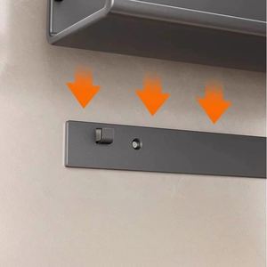Single Carbon Steel Wall-Mounted Modern Kitchen Storage <b>Rack</b> 50cm Rust Resistant Hanging Knife Oil Salt Soy Sauce Vinegar <b>Rack</b> - Product Image 3
