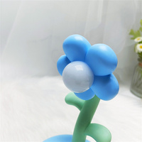Lampes de bureau de chevet 4 couleurs bon marché Lampe de table en forme de fleur pour chambre à coucher pour enfants Cadeaux