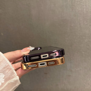 Popular Mirror Smart Phone Case en stock Guangzhou Venta al por mayor <span class=keywords><strong>de</strong></span> lujo Smart Phone Cover con marco galvanizado para Lady Make up - Product Image 5