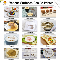 Impresora 3D Multifuncional de Alimentos con Tinta Comestible, Máquina de Café para Imprimir Latte Art, Espuma de Cerveza y Pasteles