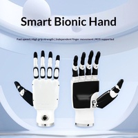 Main robotique humanoïde FM à cinq doigts, agilité bionique, force de préhension de 1 kg, détection de force intégrée pour la préhension, garantie 1 an