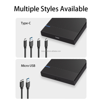 Scatola per disco rigido da 2.5 pollici SATA USB3.0 HDD SSD custodia custodia per Hard Disk esterno custodia per Hard Disk