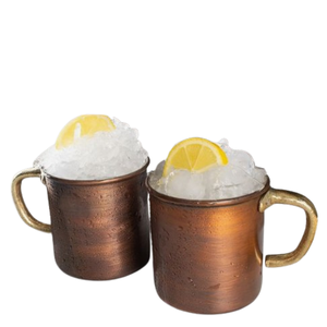 Ensemble de deux tasses en cuivre de qualité supérieure tasse en cuivre poignée en métal poli brillant et utilisation de la cuisine et des restaurants de la maison du club - Product Image 6