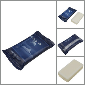 Jabon <strong>Mini</strong> <strong>Soap</strong> for Hotels 13.5g Flow Wrap in Sachet Lemon Fragrance Vegan Hydrating Bath <strong>Soap</strong> - Product Image 4
