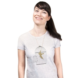 Camisetas con diseño creativo impreso para mujer, precio al por mayor, servicio de impresión personalizado, material de alta calidad, directo de fábrica - Product Image 1
