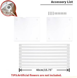 ขาตั้งเสากลางเสาอะคริลิคสีใส - Product Image 3