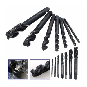 Jeu de tarauds HSS pour nitruration M2-M12, tarauds hélicoïdaux et tarauds à pointe, utilisés pour le <span class=keywords><strong>taraudage</strong></span> interne et les outils de réparation de filetage - Product Image 3