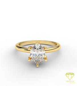 Anillo de Compromiso de Moissanita Ecológico para Joyería Nupcial Elegante, Eventos de Compromiso y Momentos Especiales en Venta - Product Image 2