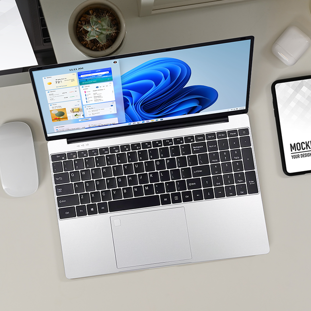 15.6 Inch Intel N5095 Laptop 2025 Custom Logo Wholesale 16GB RAM 128 256 512GB 1TB Office Business Laptop