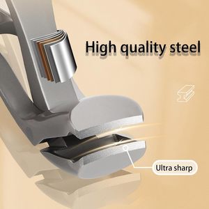 Coupe-ongles incurvé à large ouverture en acier inoxydable ultra-affûté personnalisé - Coupe-ongles professionnels pour les pieds et les doigts, durables - Product Image 3