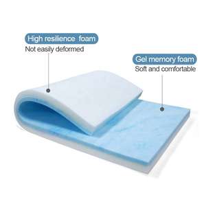 ในกล่องเมโมรี่โฟมท็อปเปอร์เจลแช่เย็น<span class=keywords><strong>ที่นอน</strong></span>แบบนุ่มแบบประคบเย็น - Product Image 3