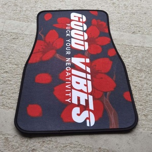 Tapis de sol de voiture personnalisés avec logo imprimé par sublimation - Product Image 4