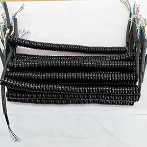Çok Çekirdekli Kalaylı Bakır İletkenli PU Yaylı Tel PTFE İzolasyonlu IP66 Dereceli Ev Aletleri Bilgisayar Otomobil Motosiklet için - Product Image 5