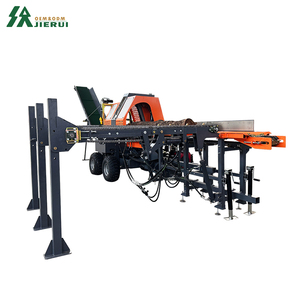 آلة تقطيع وتقسيم الحطب الأوتوماتيكية الهيدروليكية المحمولة 45T مع نظام تغذية الأخشاب - Product Image 3