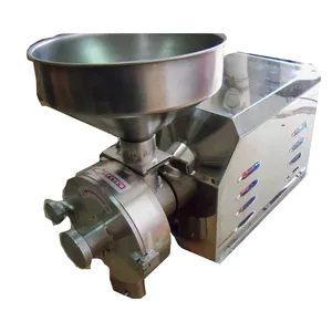 Broyeur électrique automatique de moulin à grains d'acier inoxydable/machine de poudre de soja/machine de moulin de farine de riz