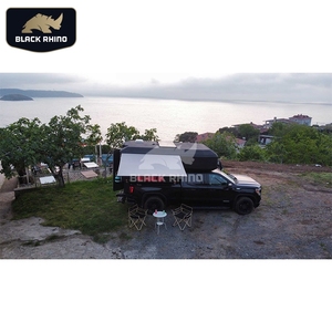 Camper Scarrabile In Vetroresina Per Pick-Up Fuoristrada Con Struttura In Acciaio Inox - Product Image 2