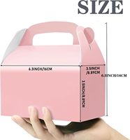 Caja de Cartón con Asa y Forro de Esponja, con Logotipo Personalizado y Grabado en Relieve, para Regalos de Panadería y Fiestas - Venta al Por Mayor